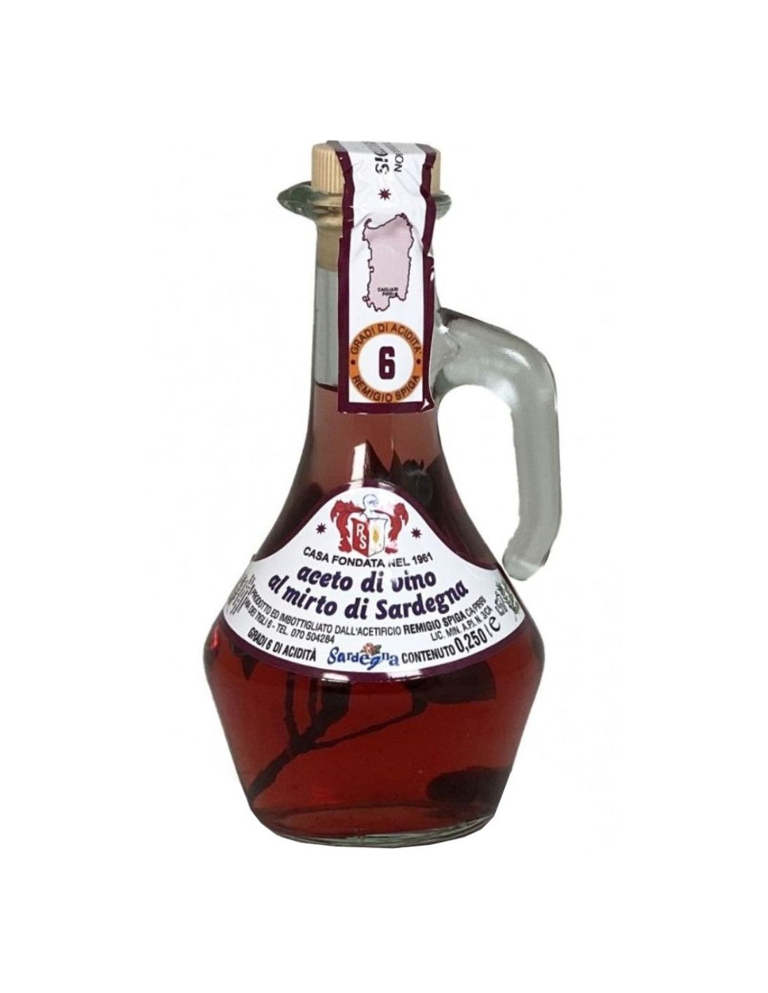 Aceto di Vino al Mirto di Sardegna 250ml Acetificio Spiga