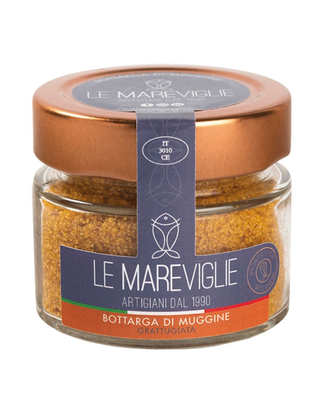 Bottarga di Muggine Macinata Vasetto 70g Le Mareviglie
