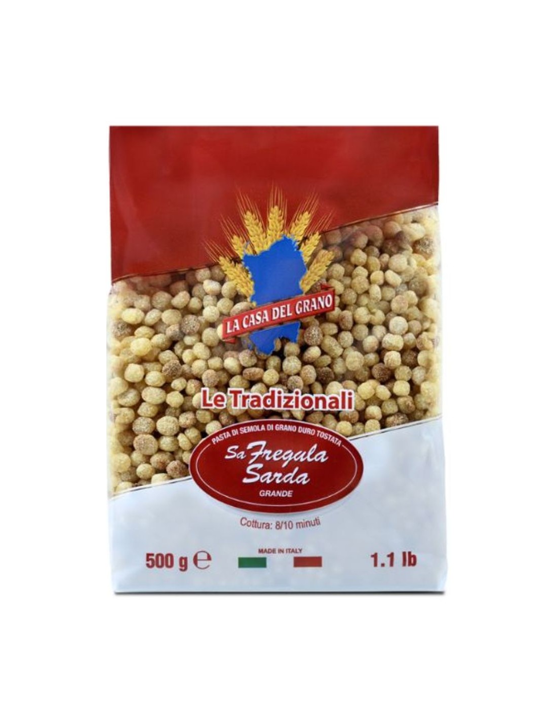 Fregula Sarda Grossa Sacchetto 500g La Casa del Grano