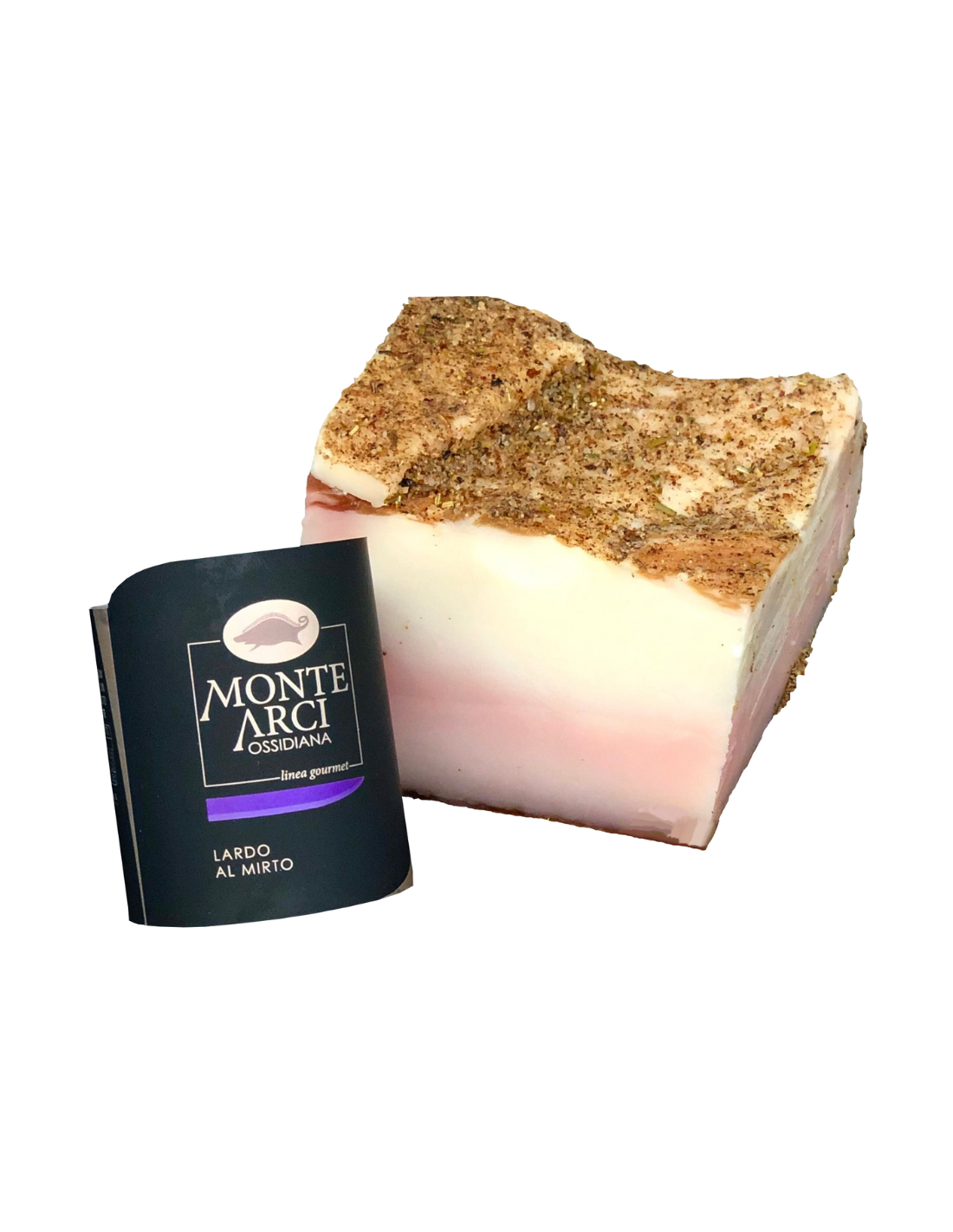 Lardo Teso al Mirto Trancio S.V. 400g ca Monte Arci