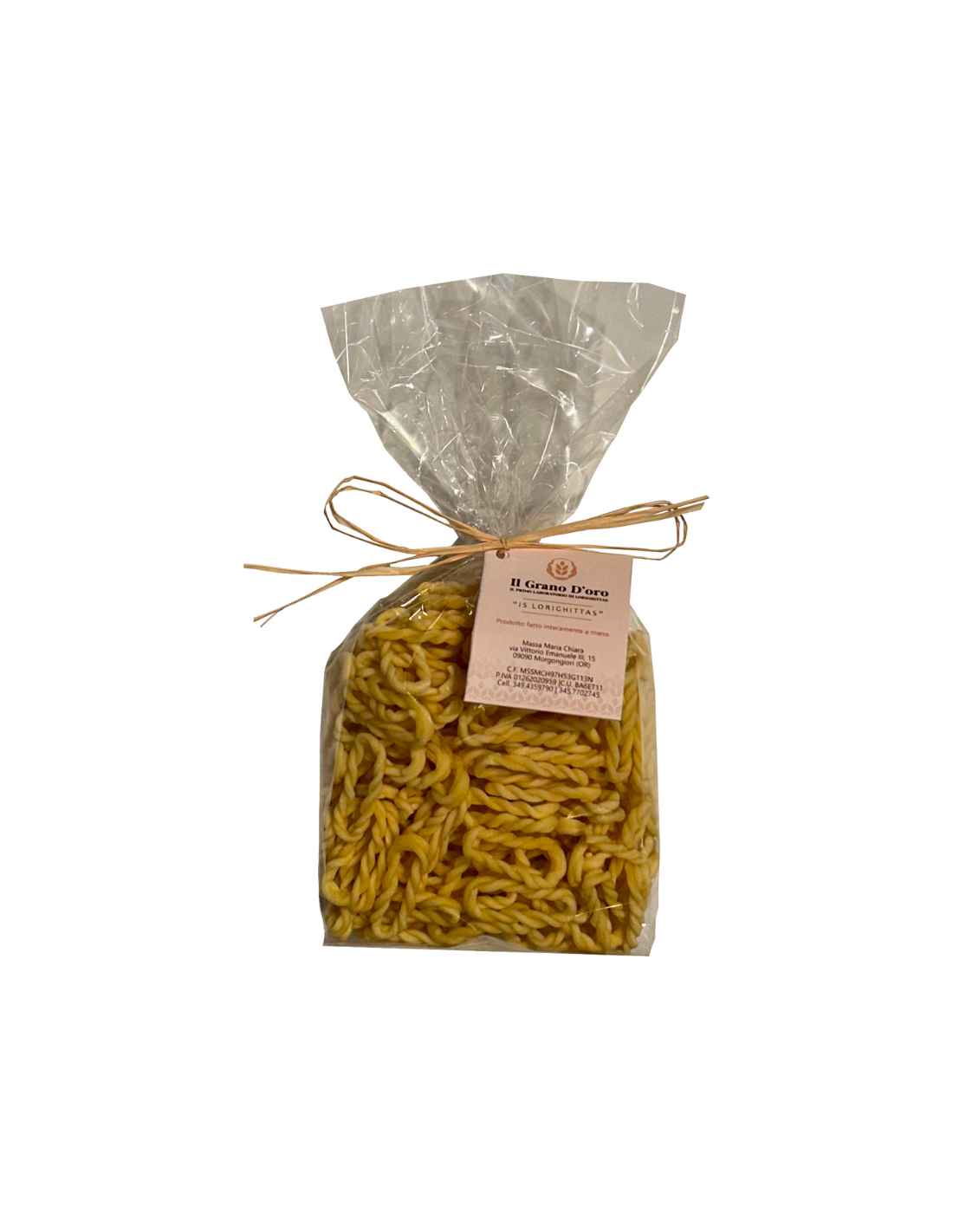 Lorighittas fatte a mano Sacchetto 250g Il Grano D`oro
