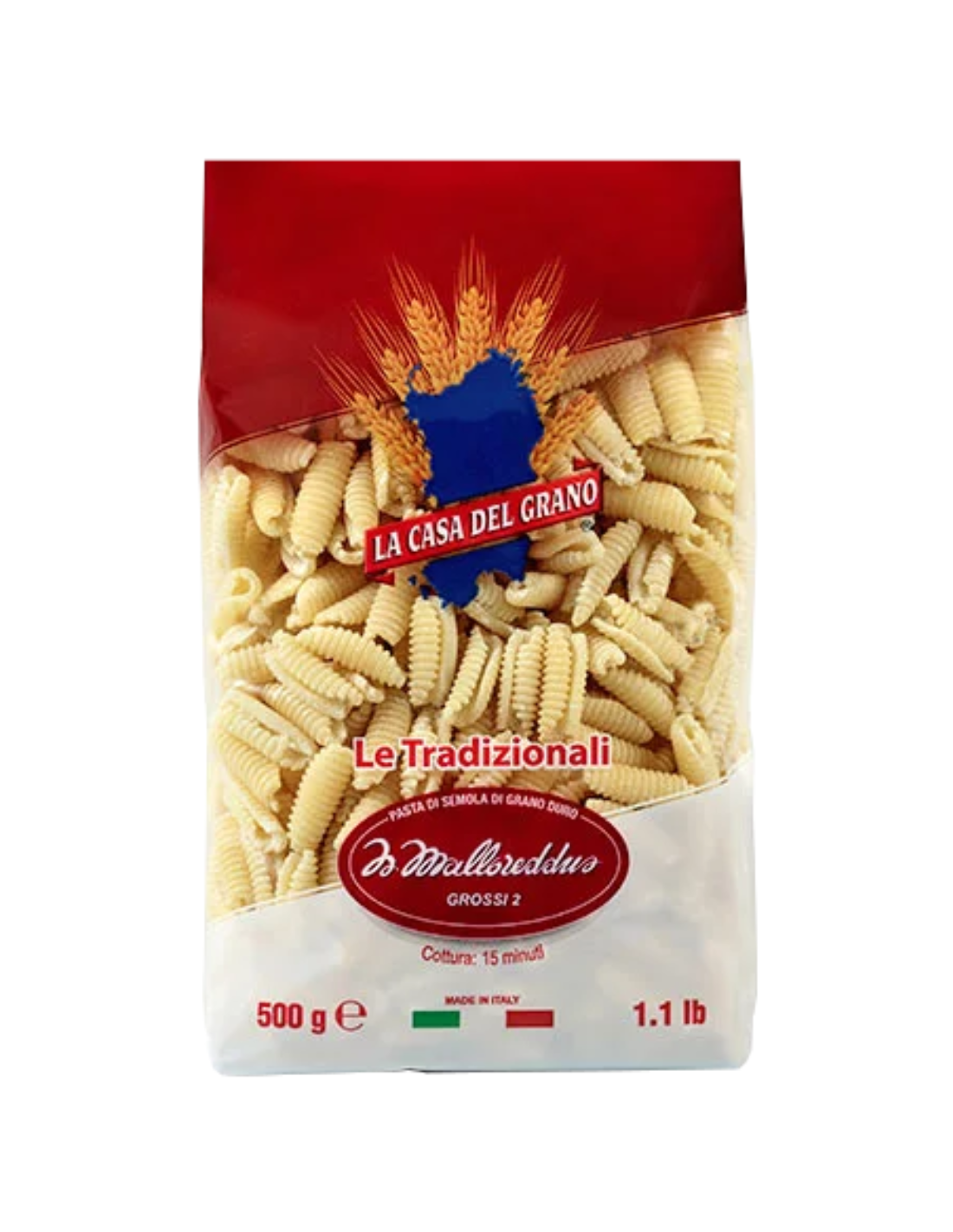 Malloreddus Grossi 2 Sacchetto 500g La Casa del Grano