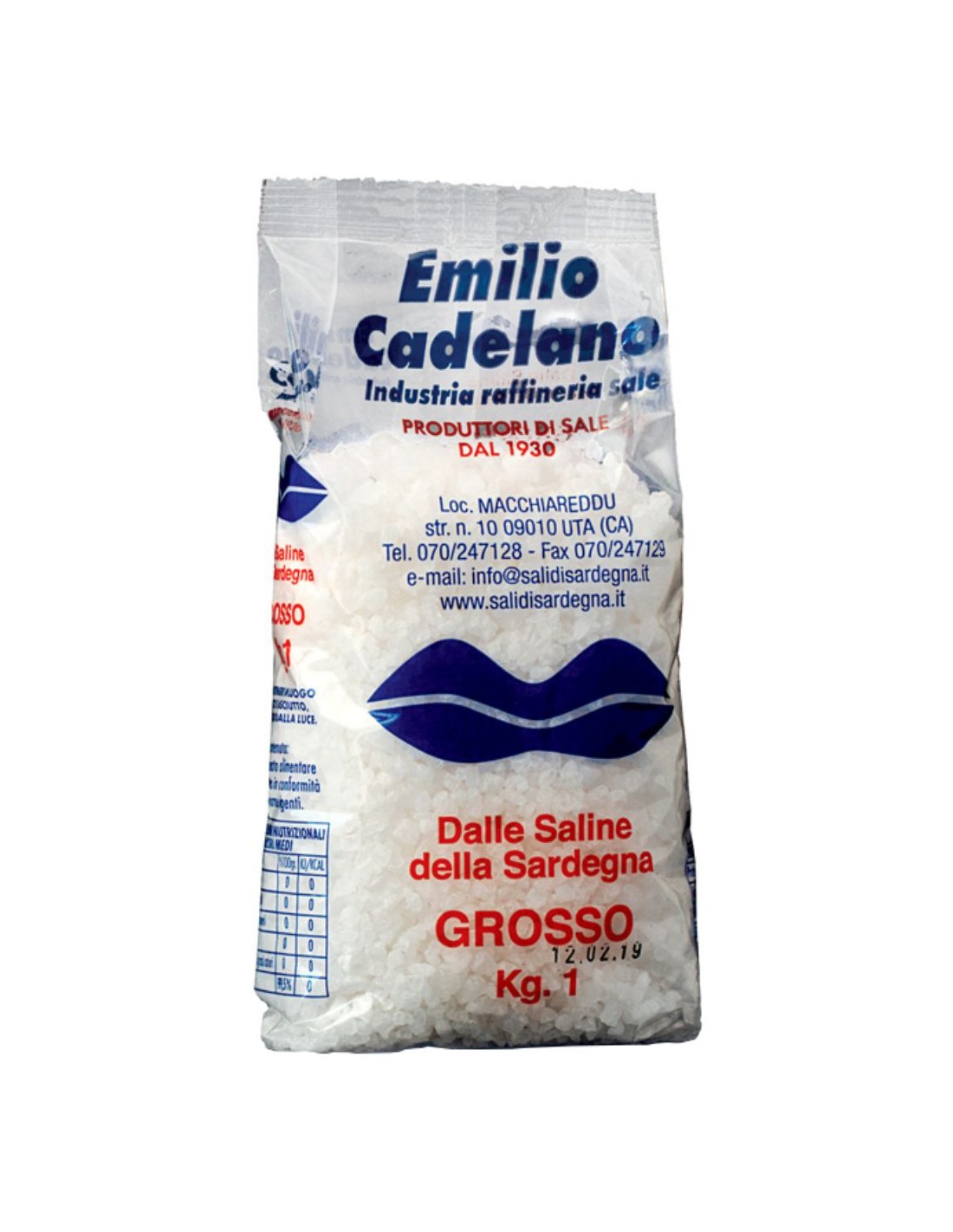 Sale Alimentare Grosso 1kg Emilio Cadelano Sale di Sardegna